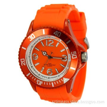 Plastic Watches in Various Colors, Soft Silicone Strap, Comfortable to Wear, Stylish Youths' Choices